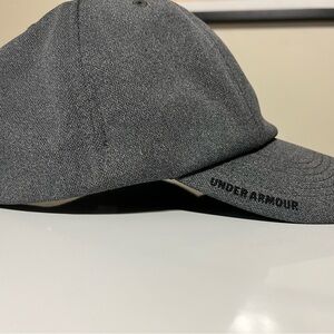 Under Armour Gray Heather Performance Cap with Embroidered Logo
